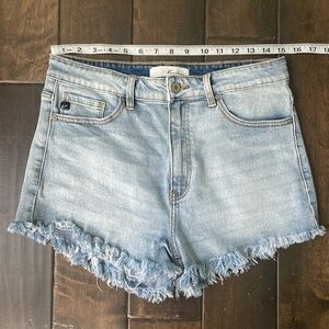 KanCan high waisted cut off jean shorts Size L